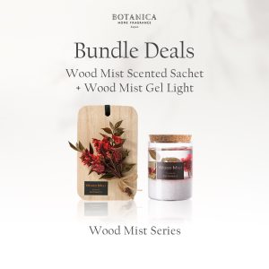 BUNDLE Wood Mist Scented Sachet & Wood Mist Gel Light